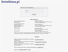Tablet Screenshot of nowapoczta.interklasa.pl