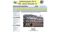 Desktop Screenshot of gim5raciborz.szkoly.interklasa.pl